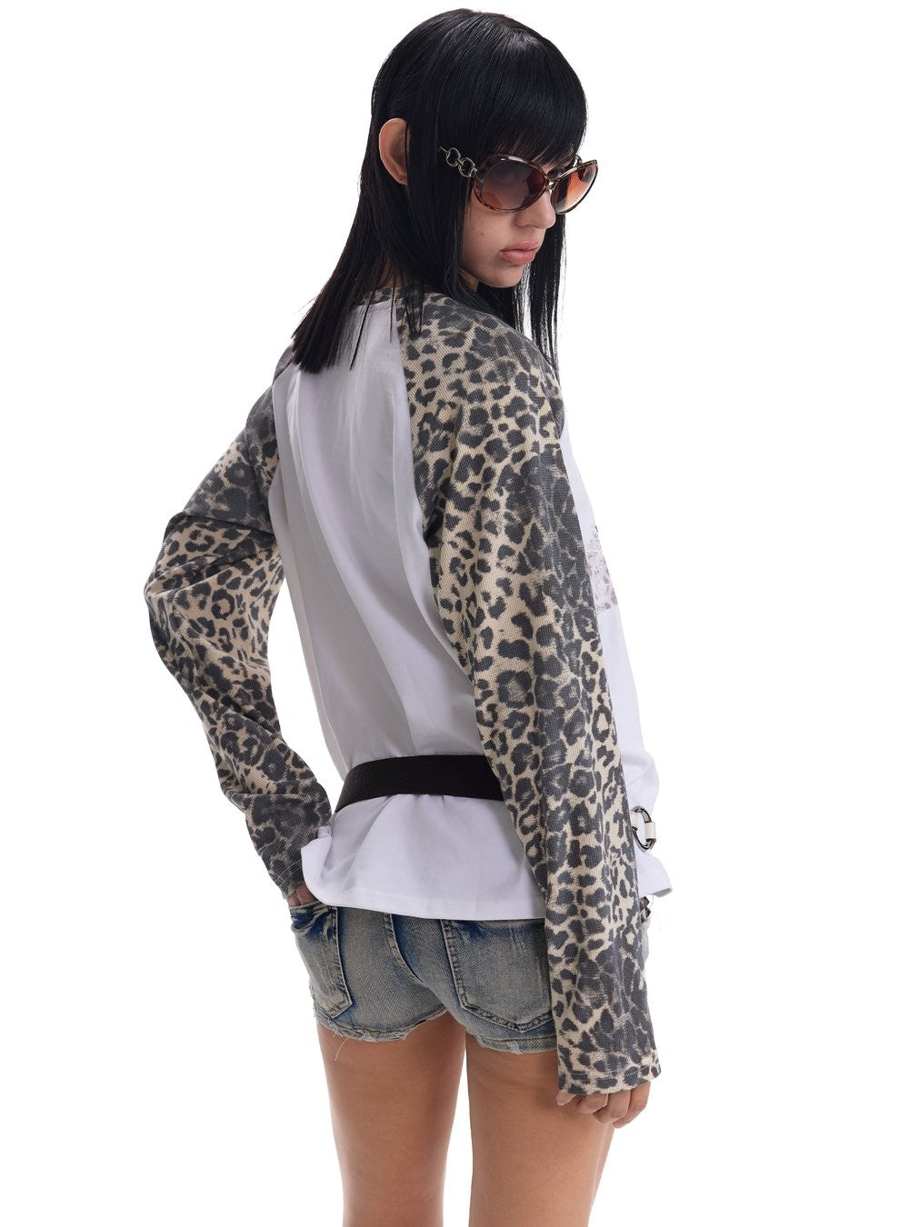 Hypocritical Leopard Raglan Top