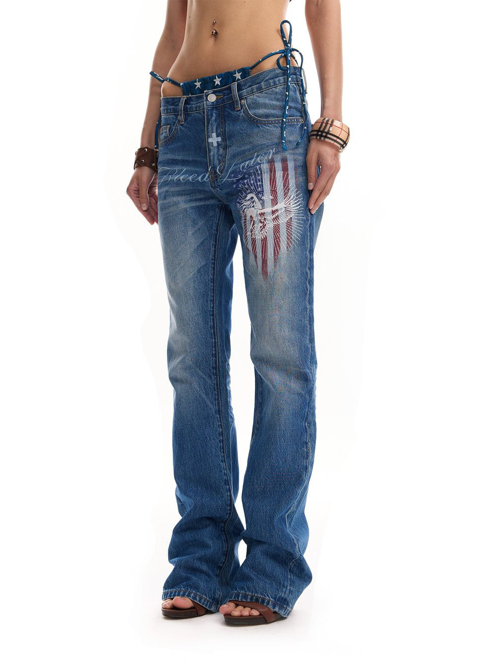 Solar Eagle Tailored Denim Pants
