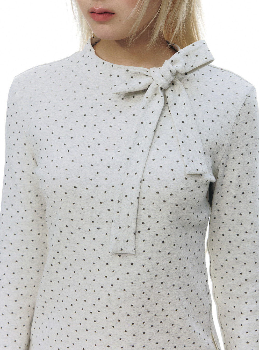 Twinkle Ribbon Slim Top (2color)
