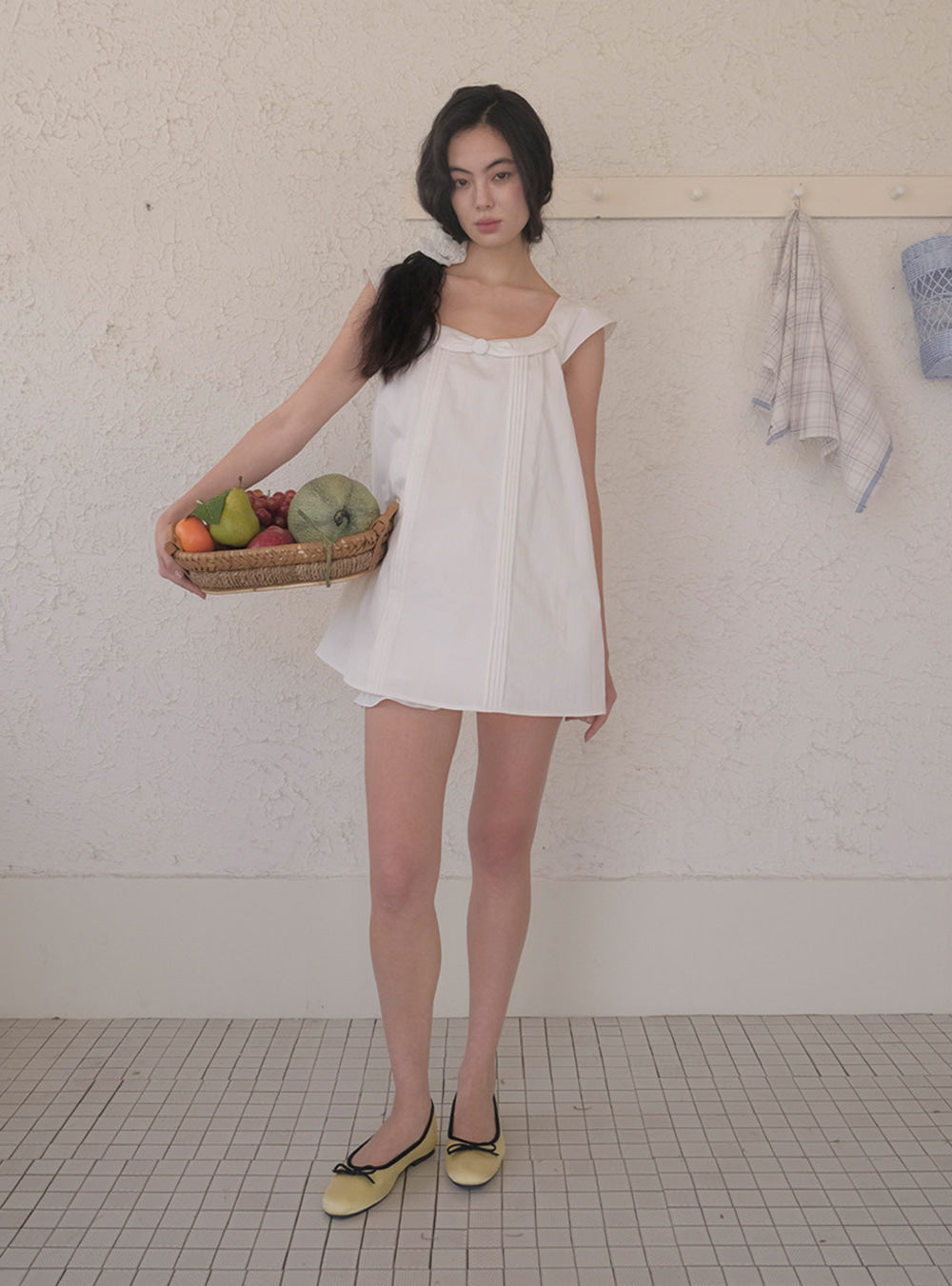 Cloud Frill Two-Piece Dress