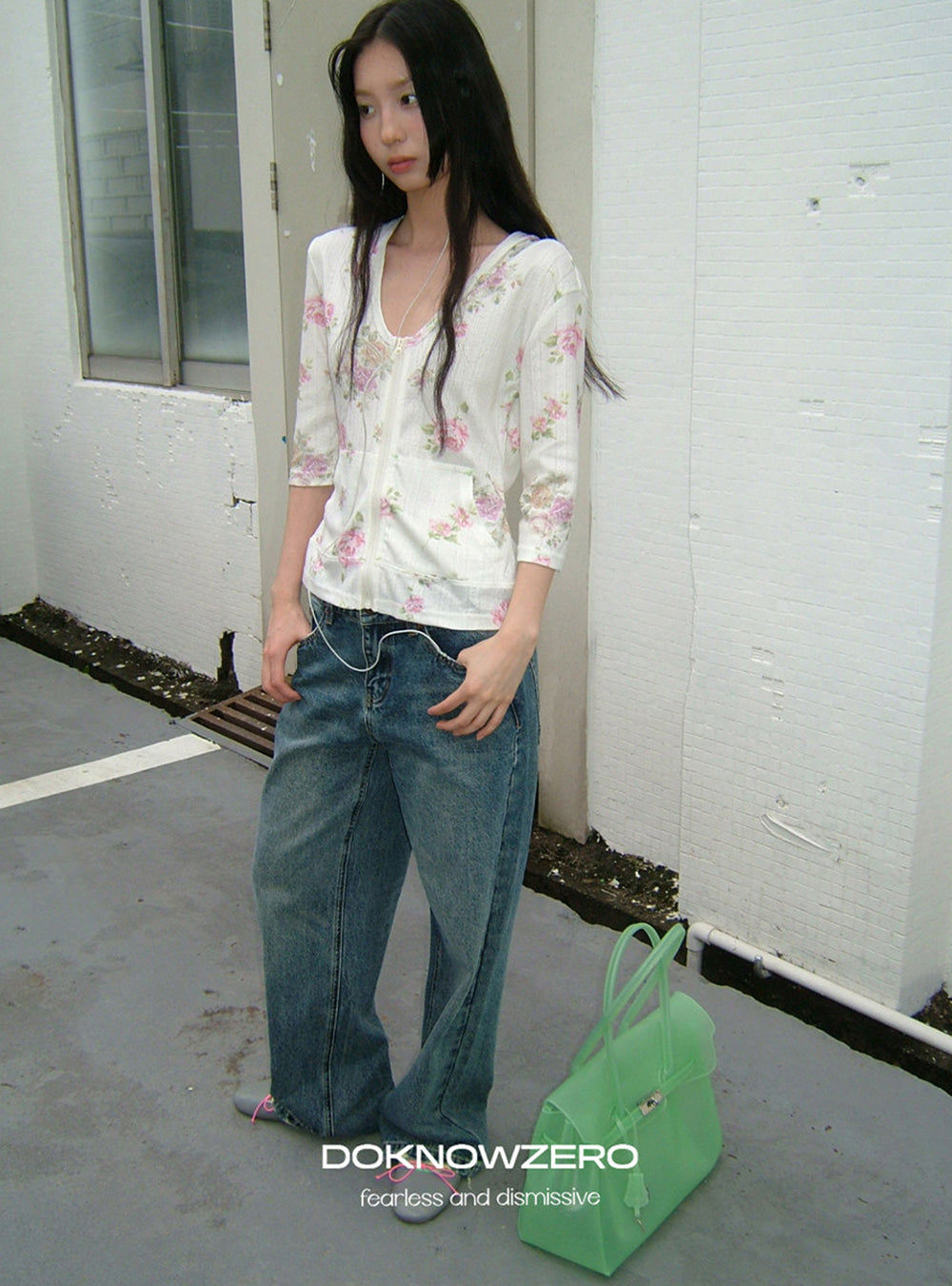 Rosebud Floral Hooded Cardigan