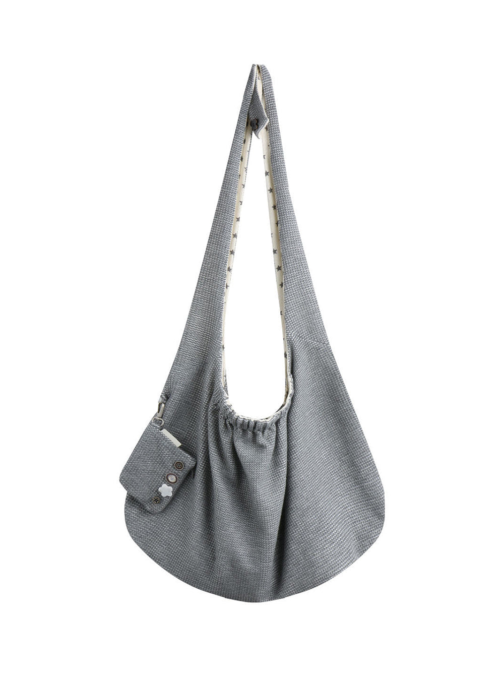 Reversible Patch Shoulder Bag (2color)