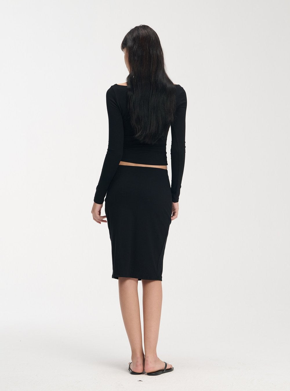 Softline Boatneck Top & Skirt (2color)