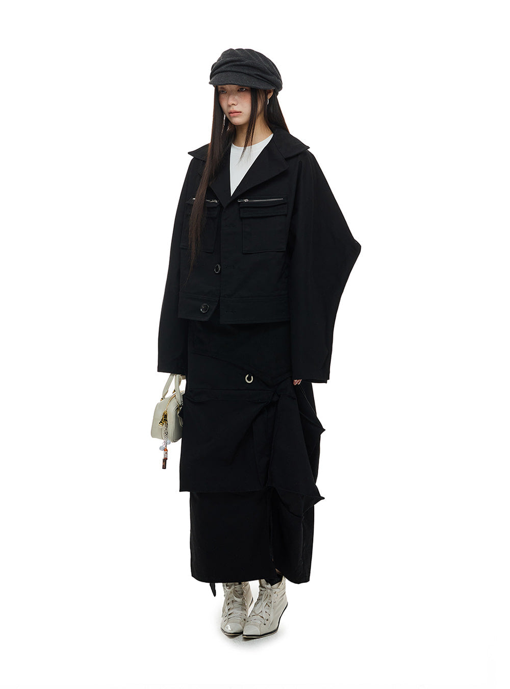 Structured Utility Pocket Jacket