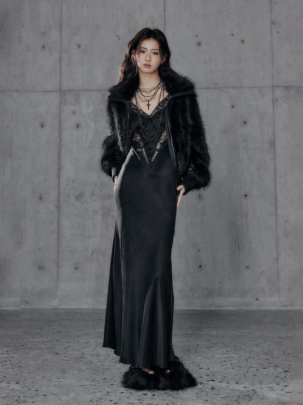 Warm Thick Black Sexy Slim Fit Spandex Zipper Lapel Women Cropped Jackets