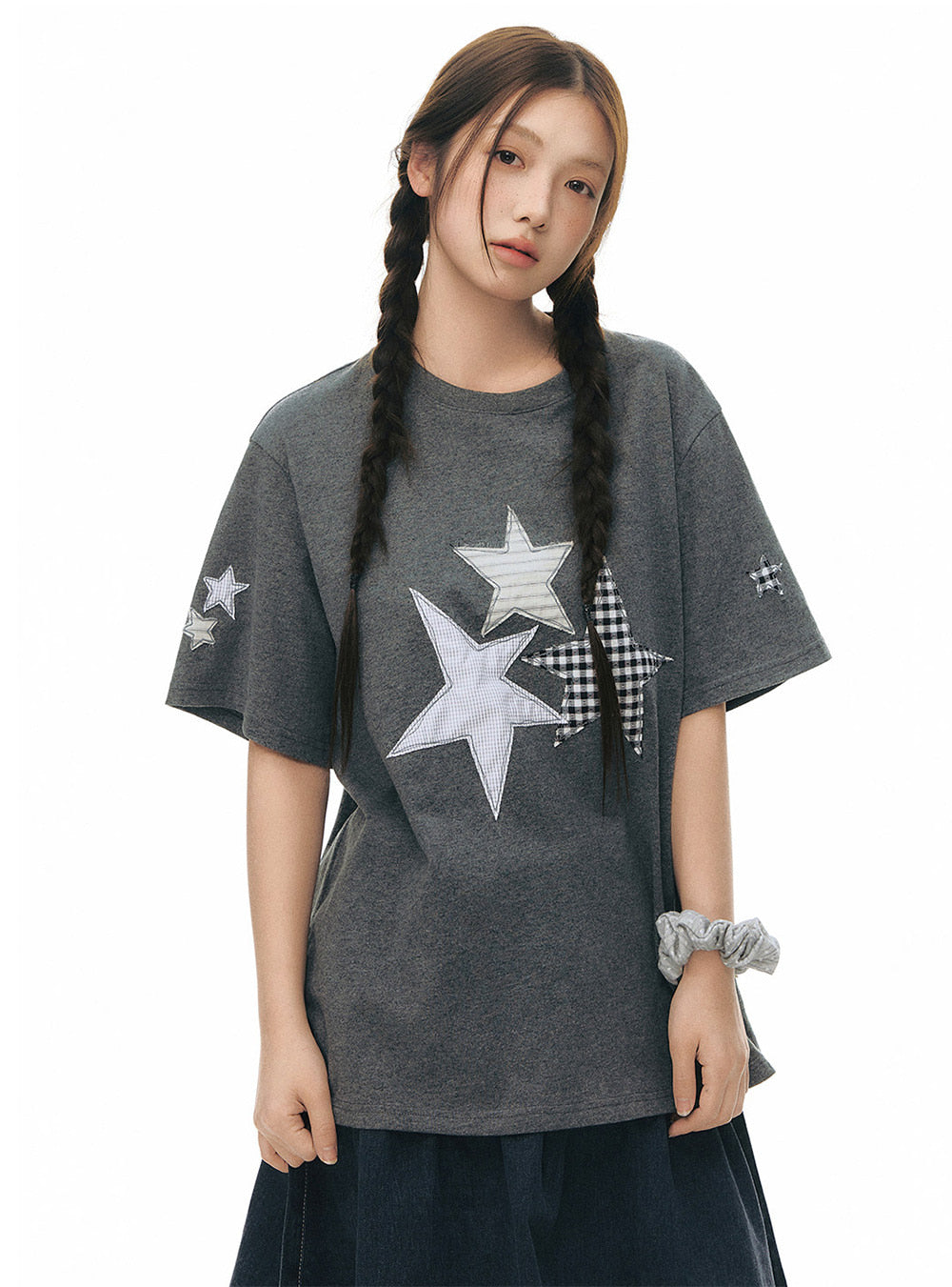 Star Patch Crush Tee (2color)