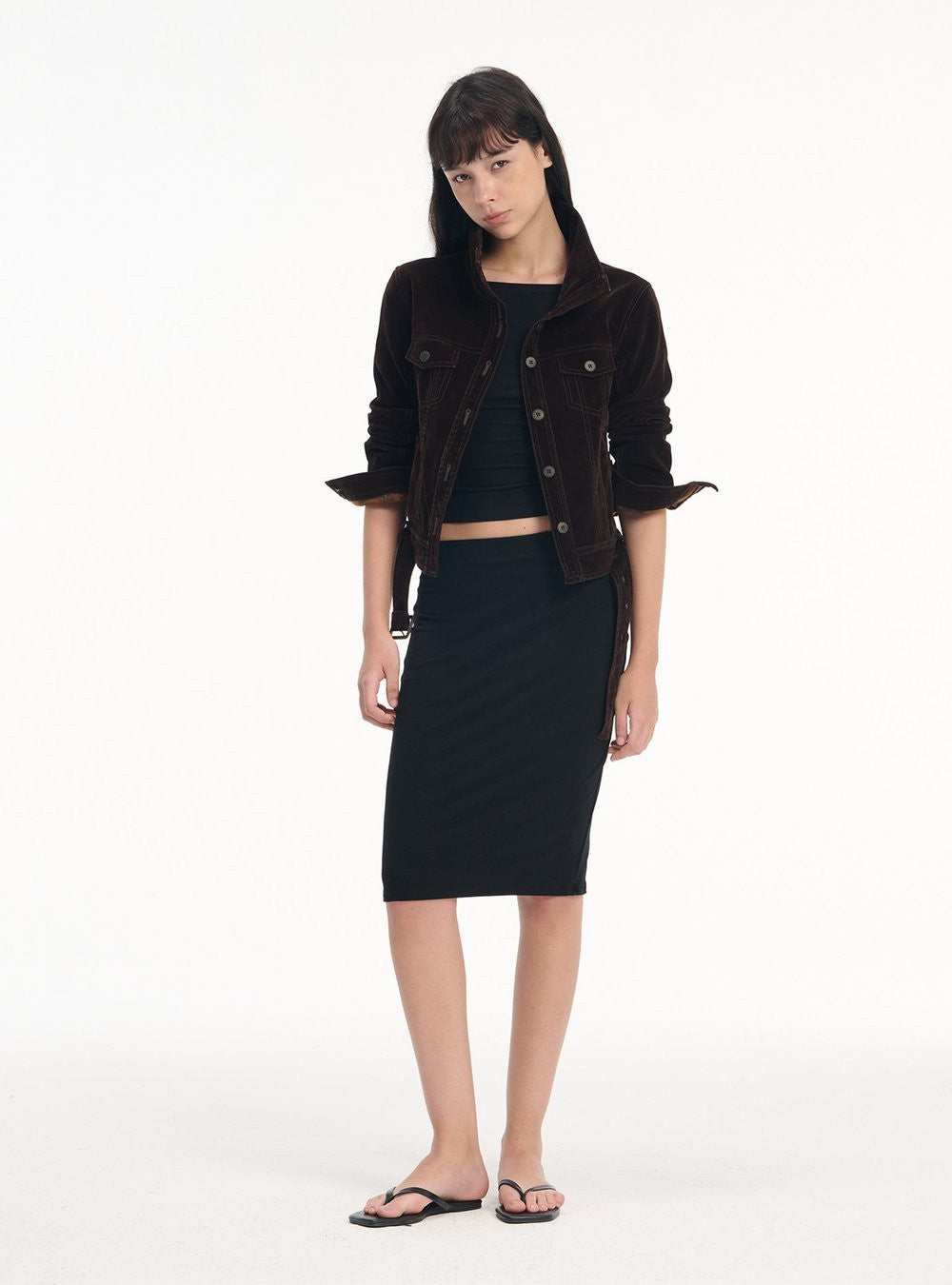 Softline Boatneck Top & Skirt (2color)