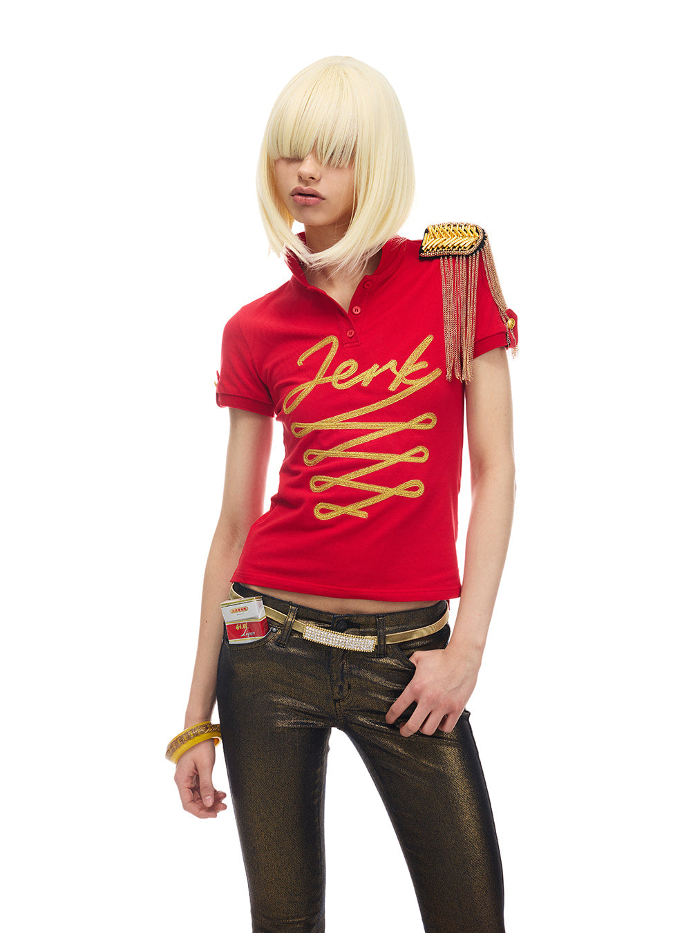 Royal Script Cord Polo Top