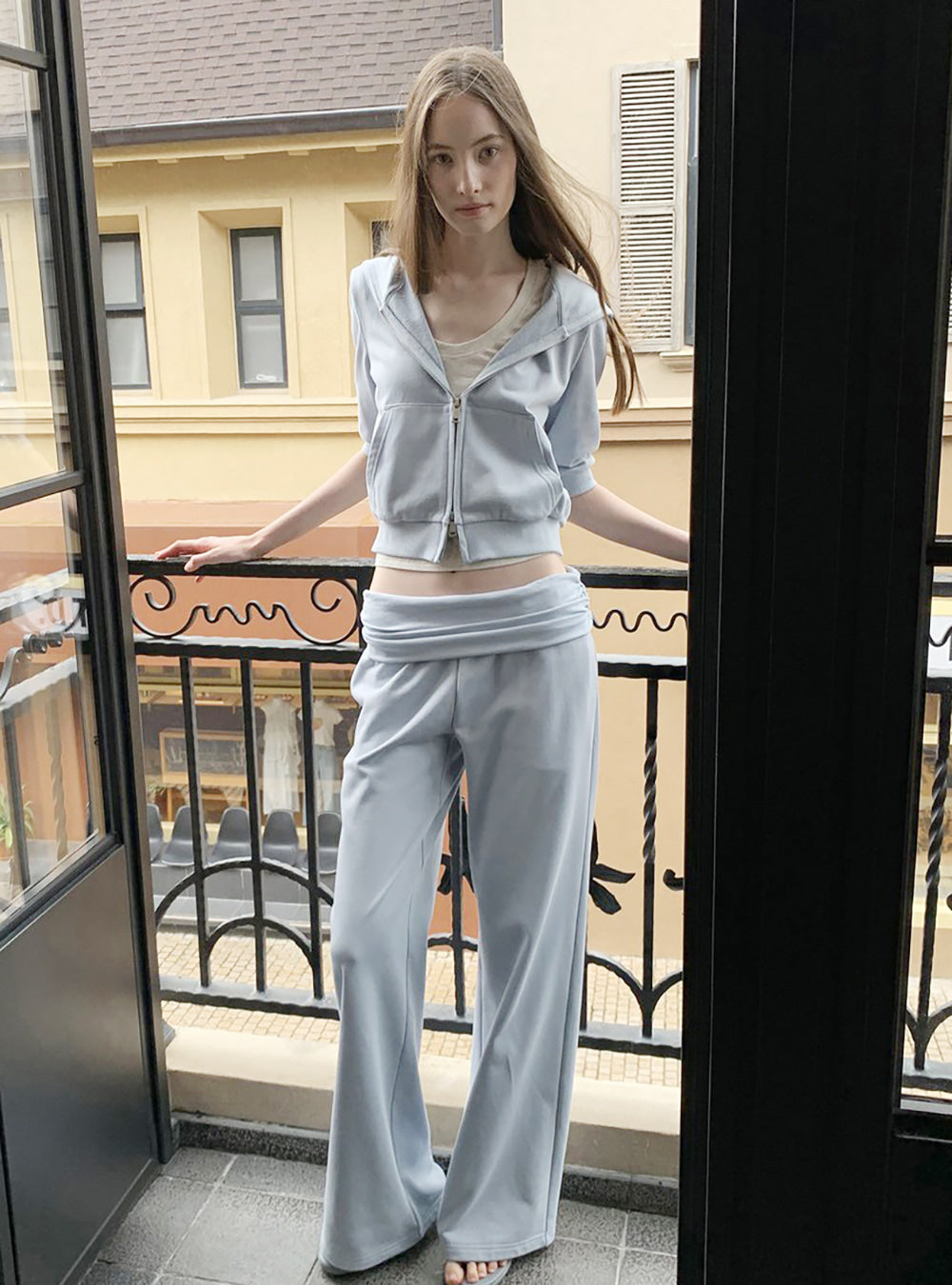 Cloud Zip Hoodie & Lounge Pants (2color)
