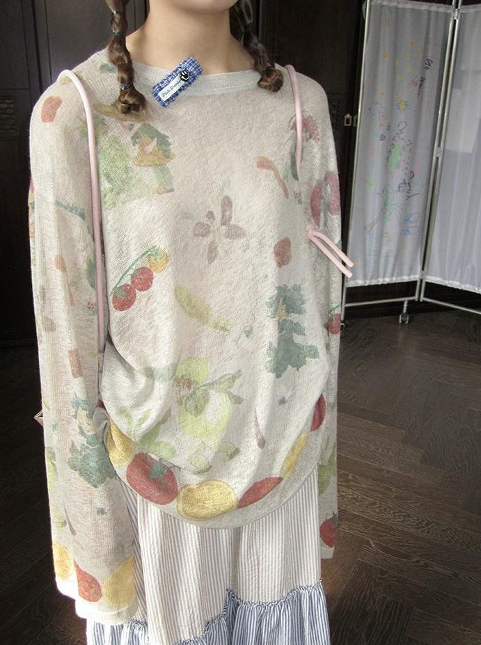 3months | KOREAN KNIT LONG SLEEVE TOP【ID:TN00046】