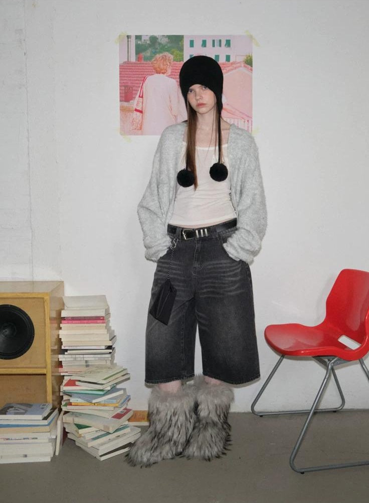 TRIA SELECT | WOOL KNIT BEANIE WITH POM POM【ID:TN00082】