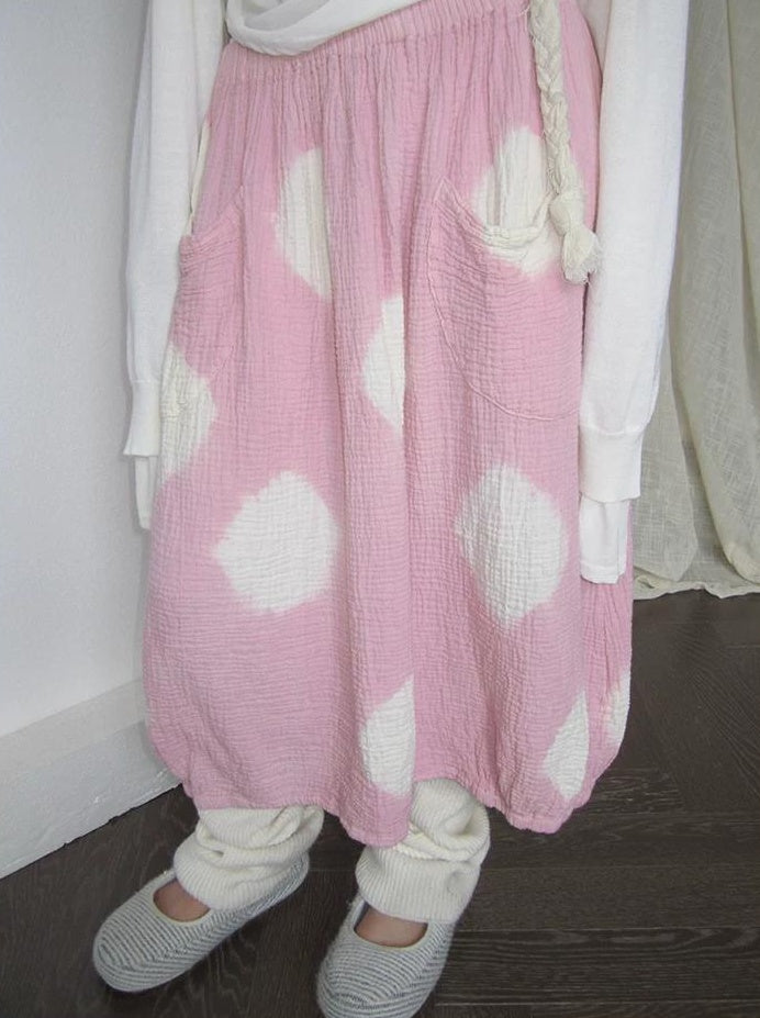 3months |  POLKA DOT PEPLUM SKIRT【ID:TN00022】