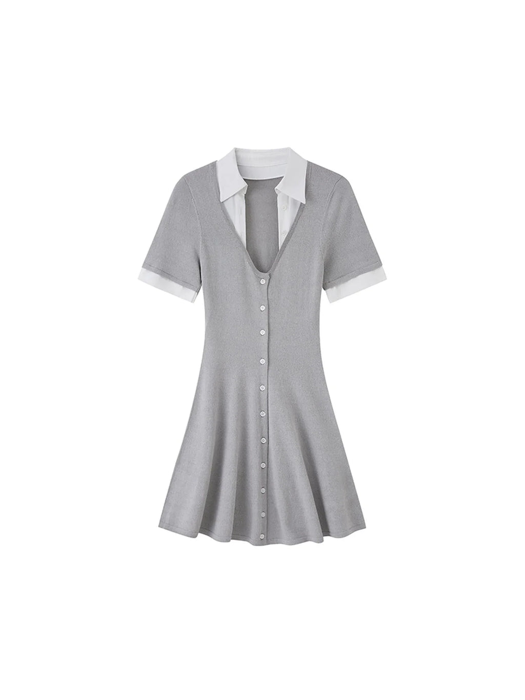 Summer Knit A-Line Sleeveless Dress