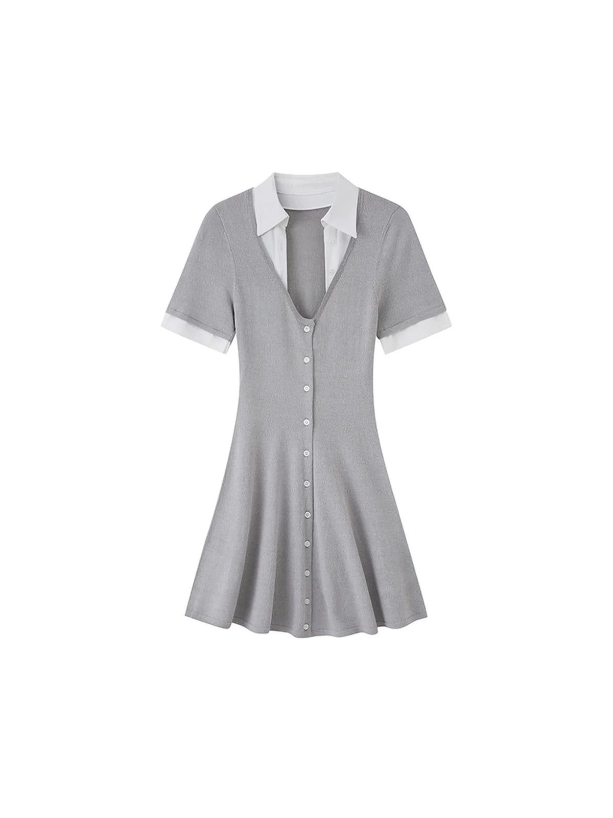 Summer Knit A-Line Sleeveless Dress