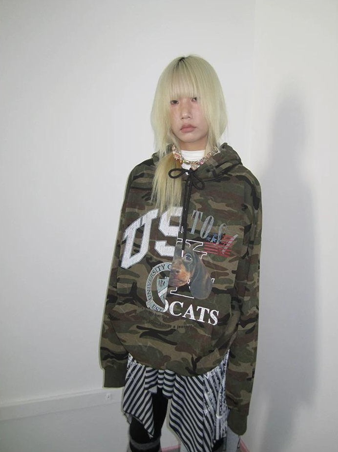 3months | CASUAL CAMOUFLAGE HOODED SWEATSHIRT【ID:TN00031】