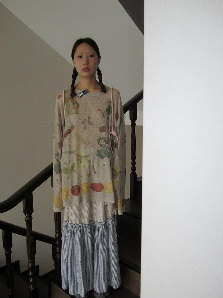 3months | KOREAN KNIT LONG SLEEVE TOP【ID:TN00046】
