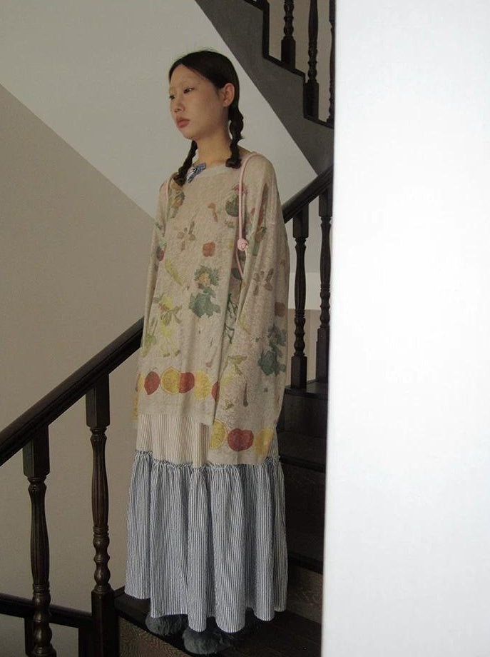 3months | KOREAN KNIT LONG SLEEVE TOP【ID:TN00046】