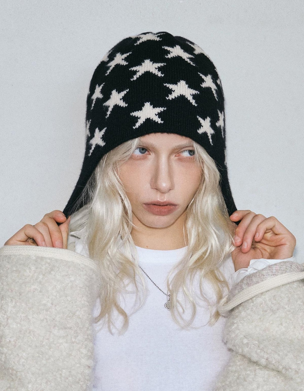 TRIA SELECT |  RETRO KNITTED EAR PROTECTION CAP【ID:TN00002】