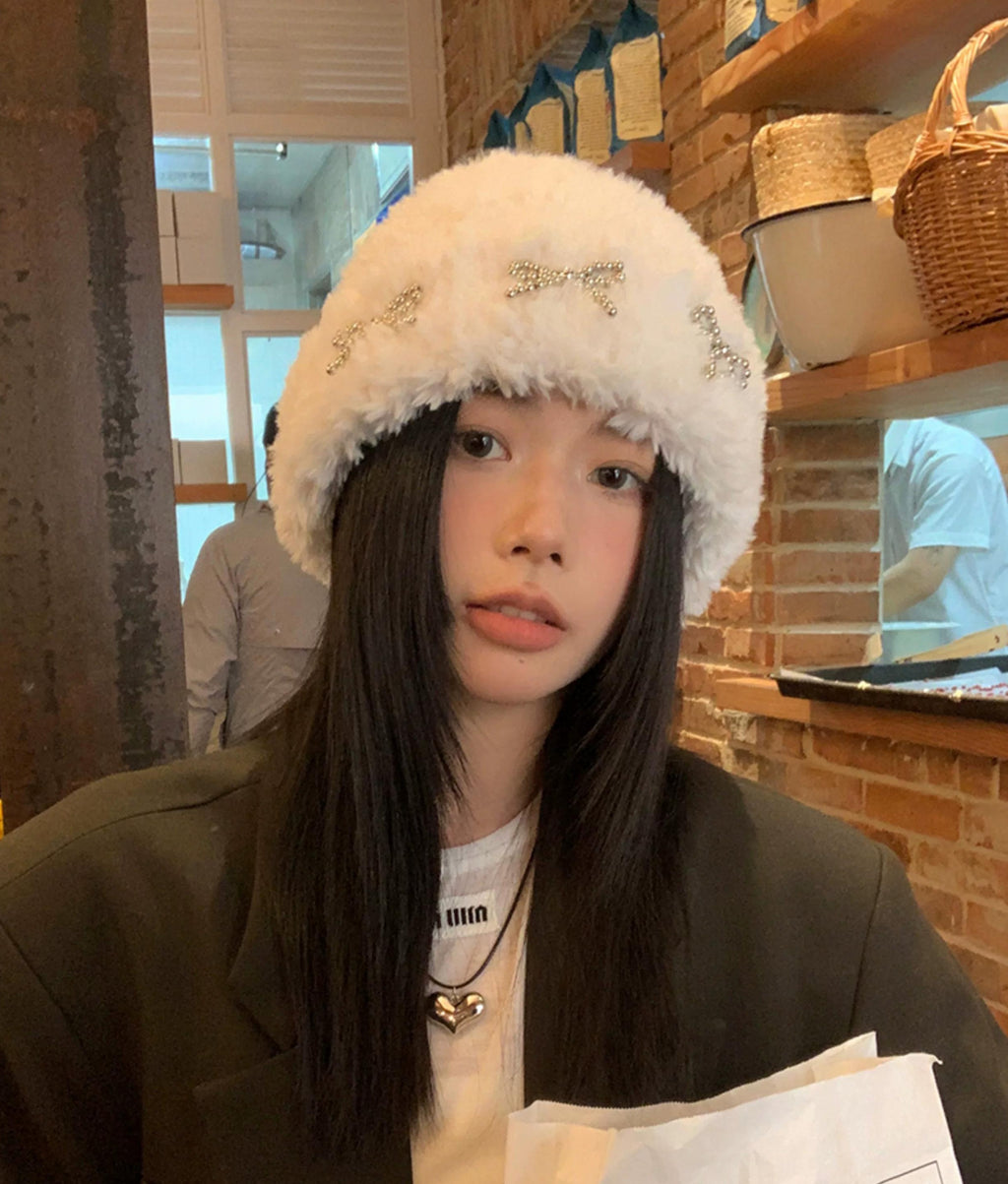 TRIA SELECT | WINTER PLUSH KNITTED HAT【ID:TN00081】