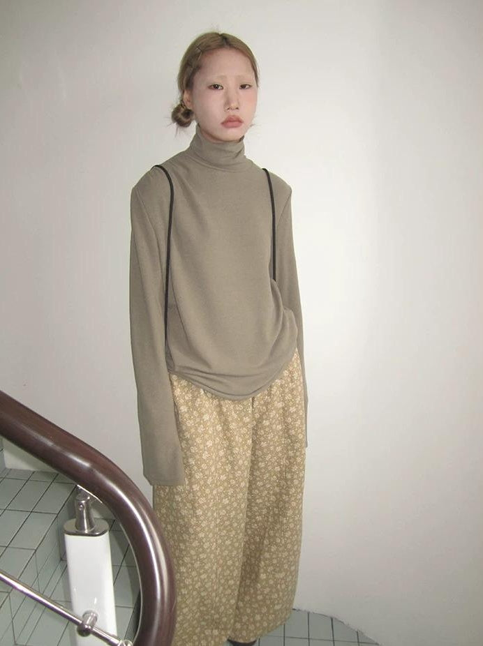 3months | CASUAL FLEECE HIGH NECK SWEATER【ID:TN00062】