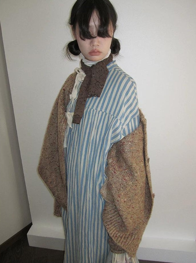 3months | VINTAGE KNIT CARDIGAN JACKET【ID:TN00033】