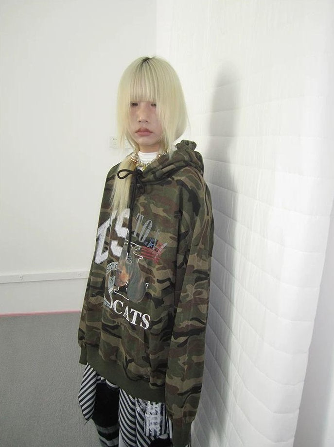 3months | CASUAL CAMOUFLAGE HOODED SWEATSHIRT【ID:TN00031】