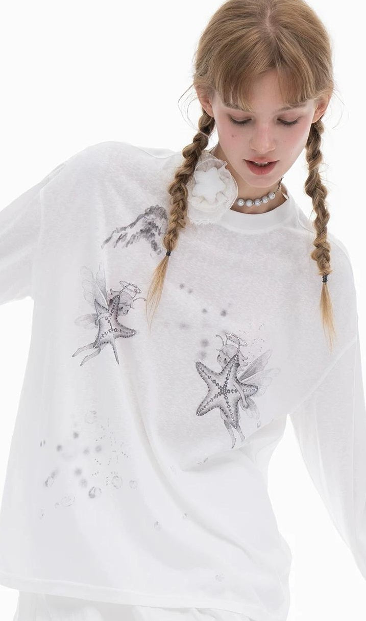 THELIGHT | SUNSCREEN LONG-SLEEVE T-SHIRT【ID:TN00111】