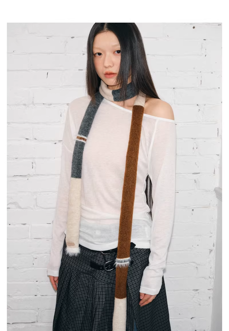 TRIA SELECT | COLORFUL FASHION SCARF【ID:TN00132】