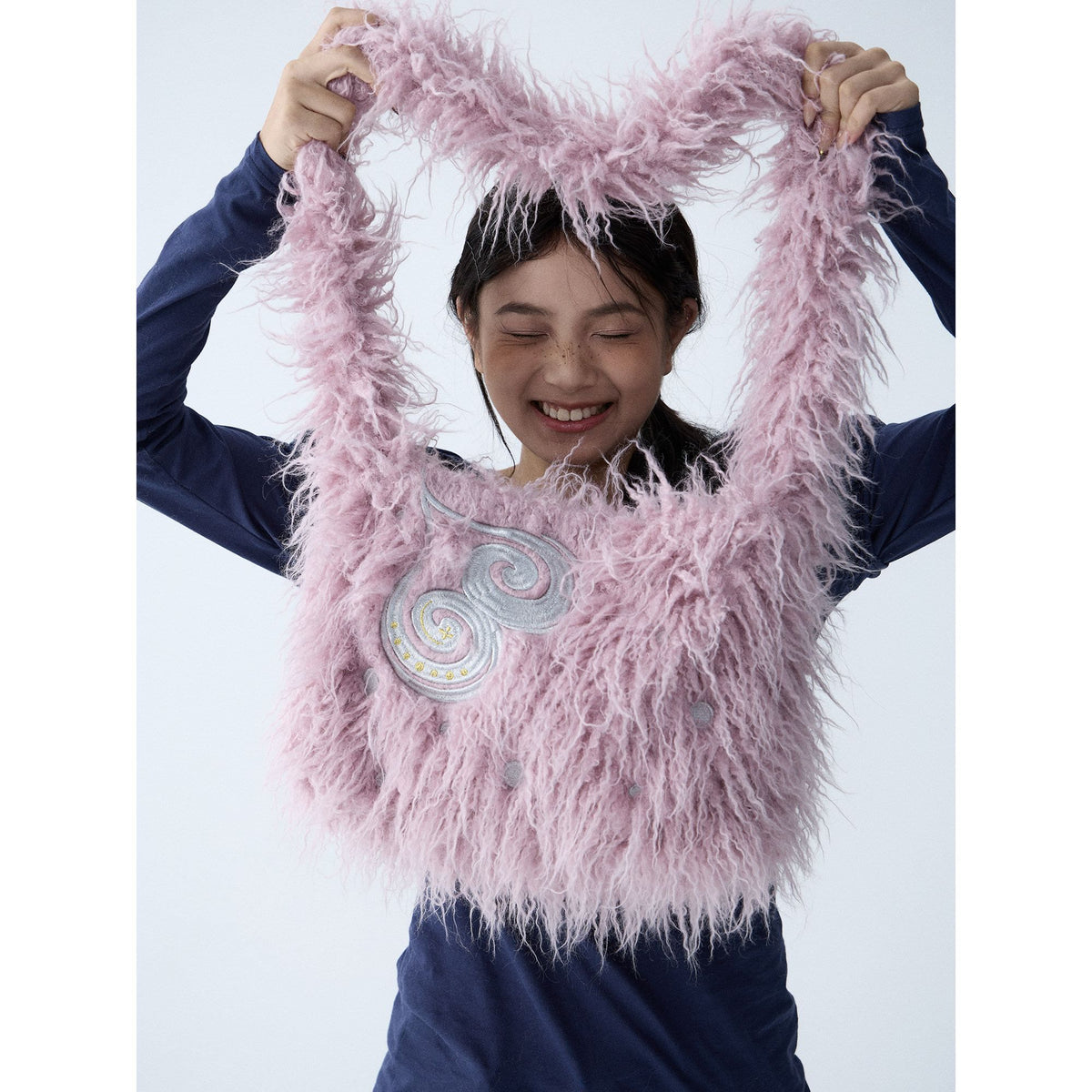 Fuzzy Large Capacity Crossbody Unique Design Women'S Faux Fur Shoulder Bags