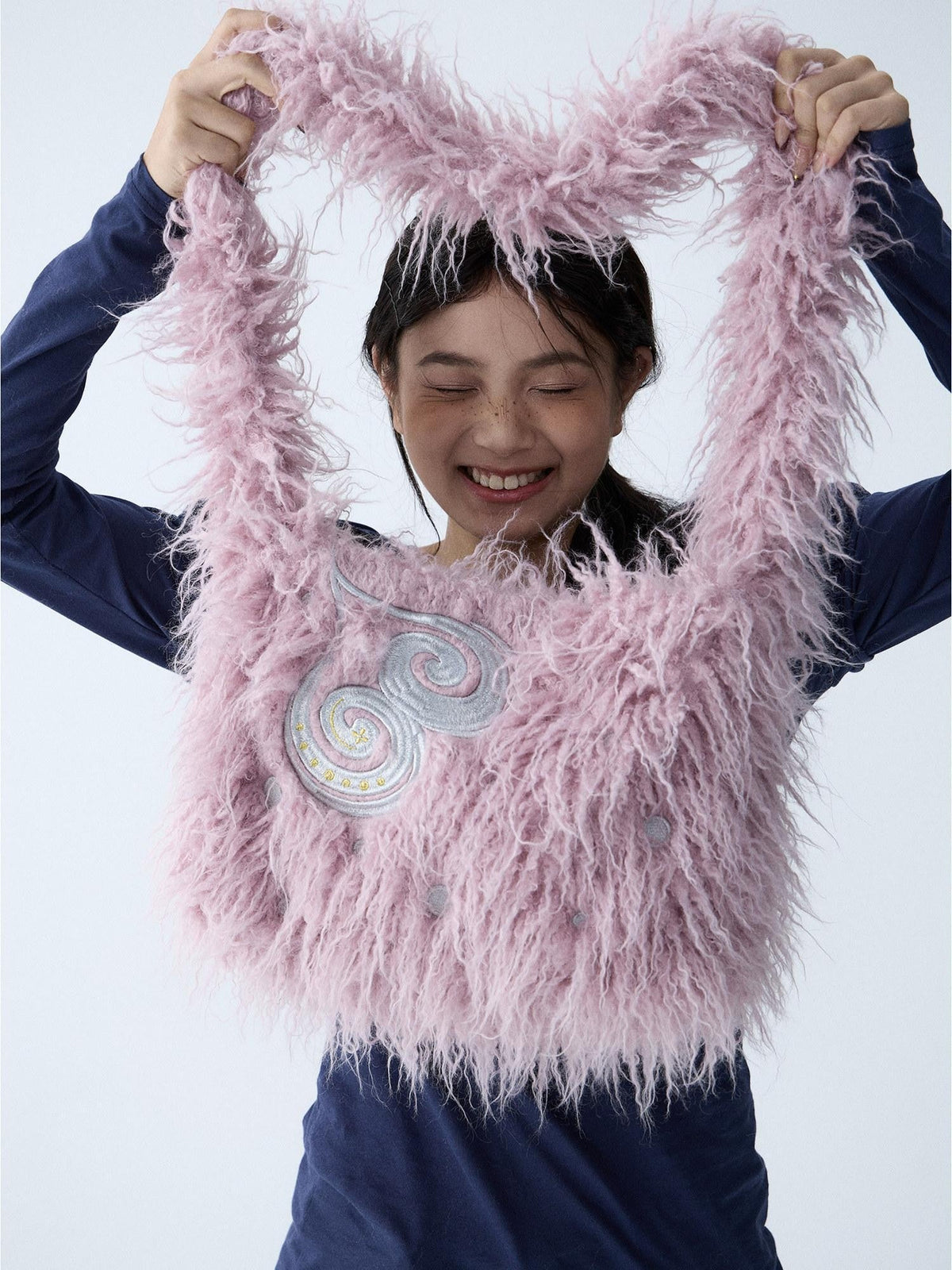 Fuzzy Large Capacity Crossbody Unique Design Women'S Faux Fur Shoulder Bags