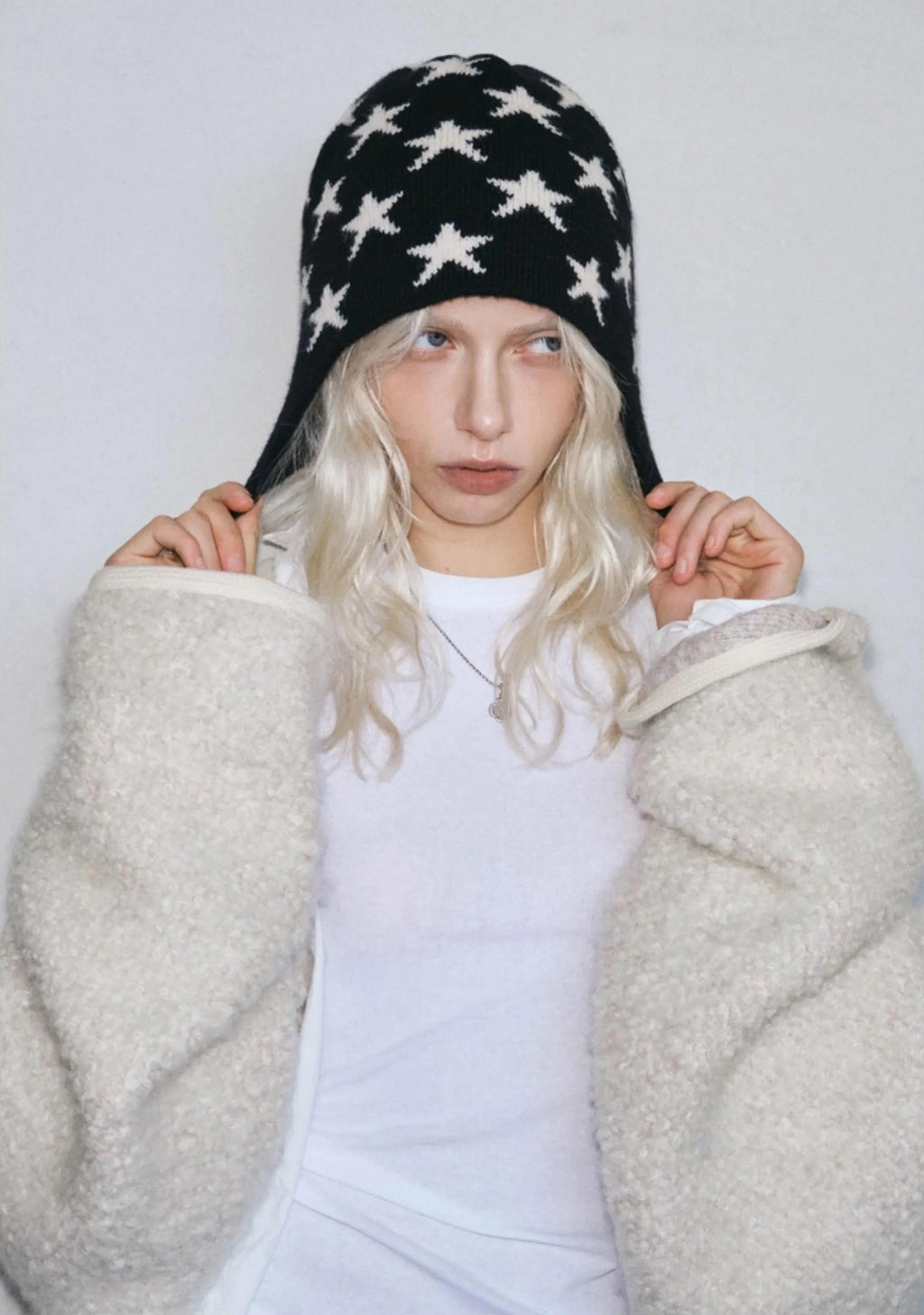 TRIA SELECT |  RETRO KNITTED EAR PROTECTION CAP【ID:TN00002】