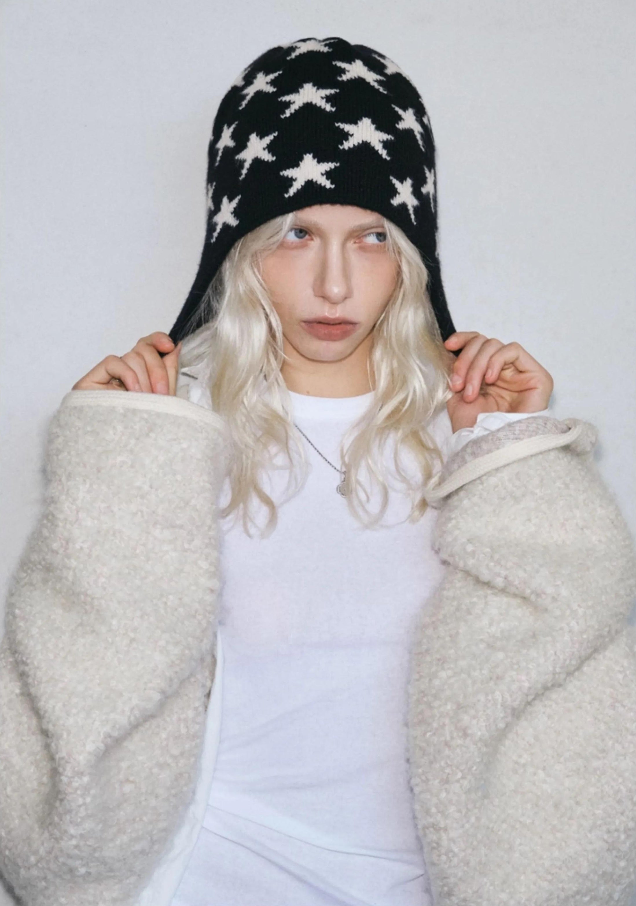 TRIA SELECT |  RETRO KNITTED EAR PROTECTION CAP【ID:TN00002】