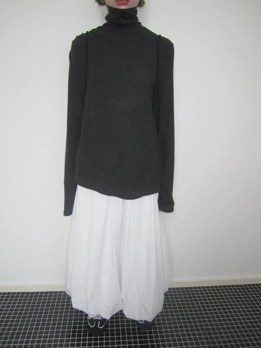 3months | CASUAL FLEECE HIGH NECK SWEATER【ID:TN00062】