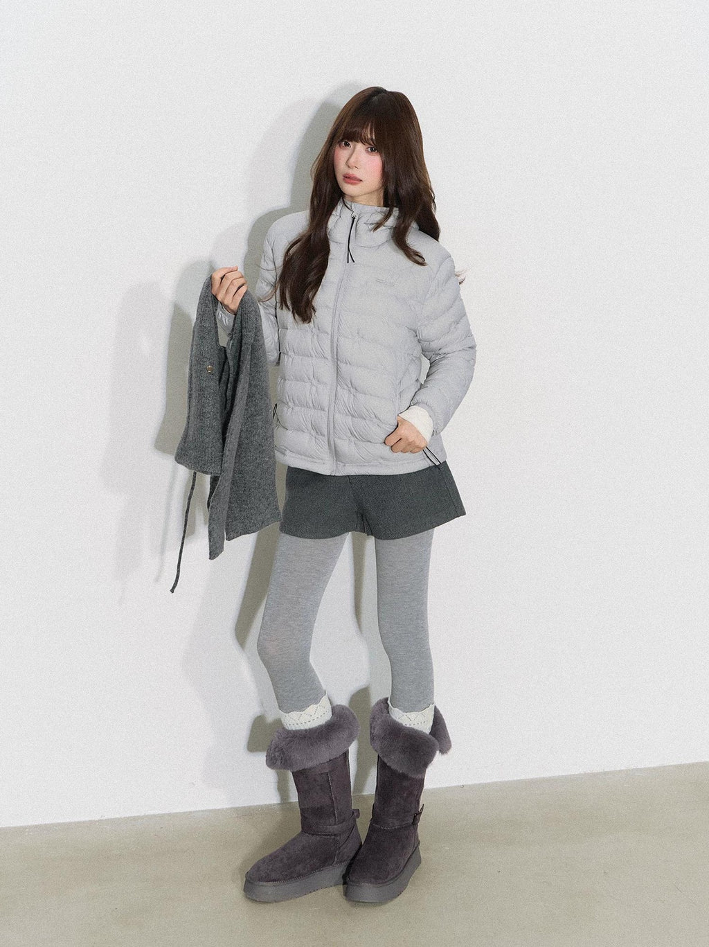 THELIGHT | LIGHTWEIGHT QUILTED HOODED JACKET【ID:TN00092】