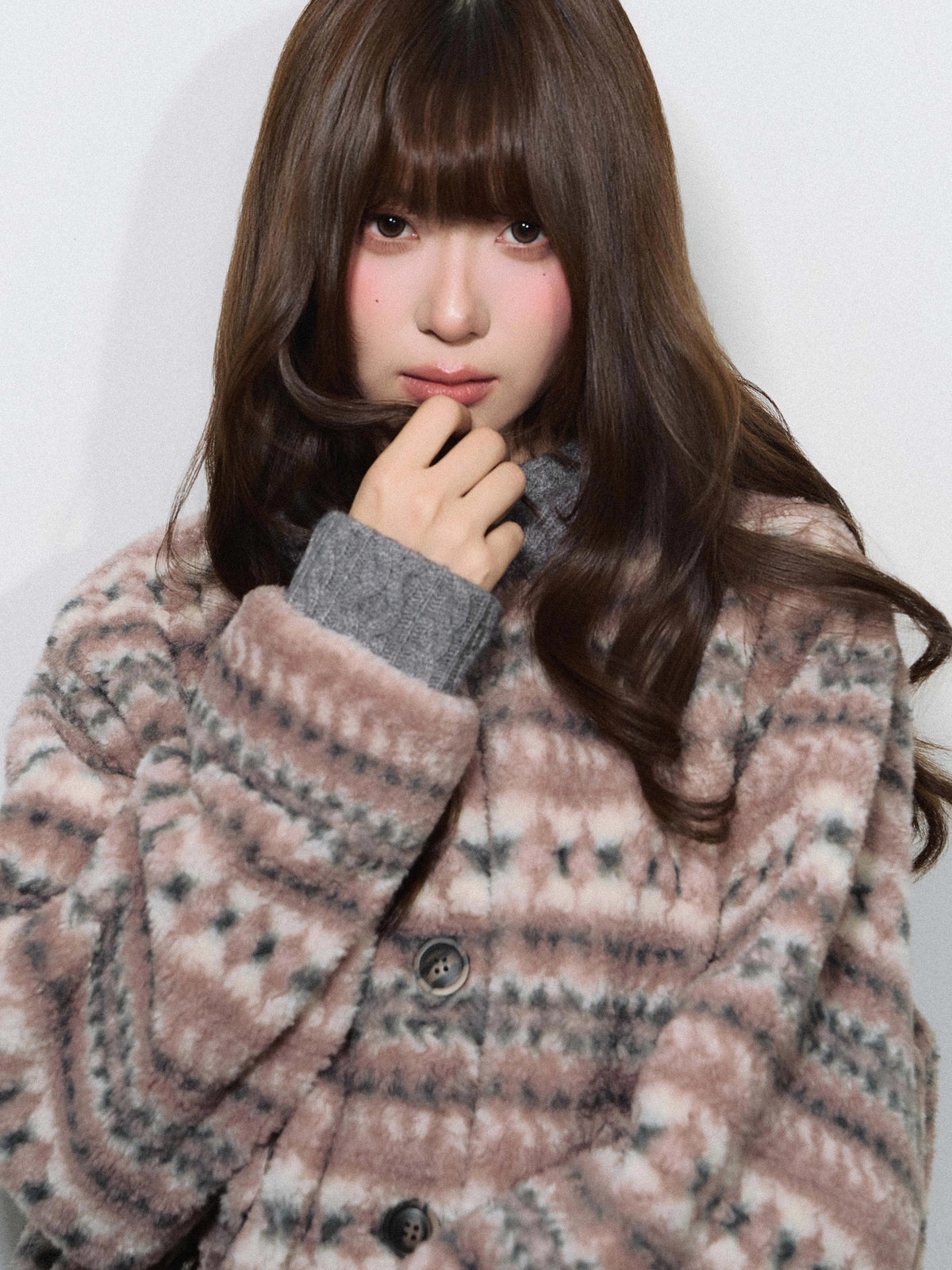 THELIGHT | RETRO CASUAL KNIT JACKET【ID:TN00091】