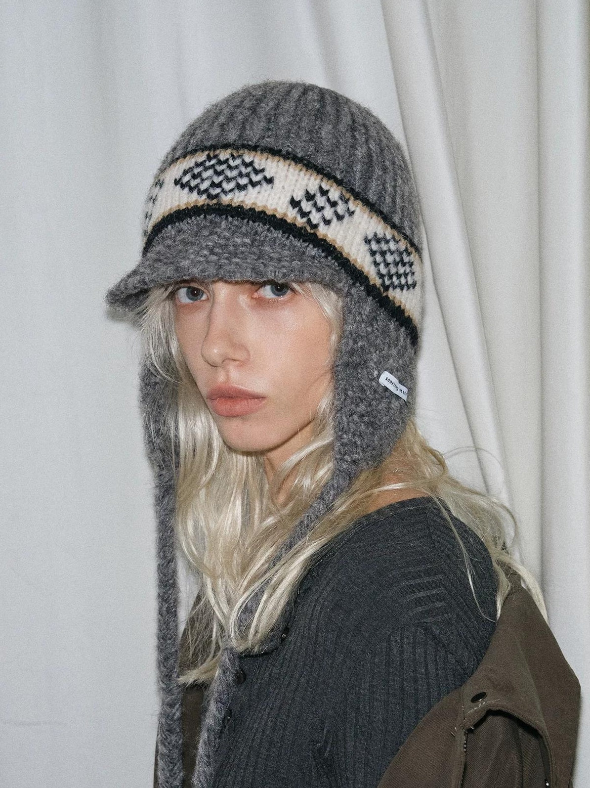 TRIA SELECT | WINTER FAIR ISLE WOOL CAP【ID:TN00073】