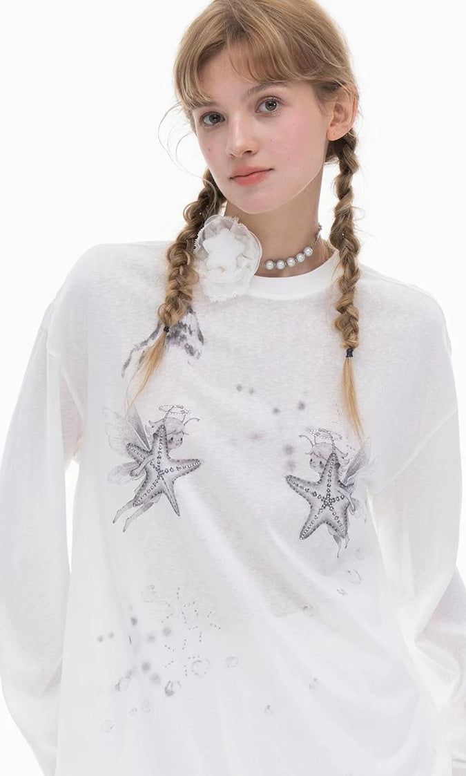 THELIGHT | SUNSCREEN LONG-SLEEVE T-SHIRT【ID:TN00111】