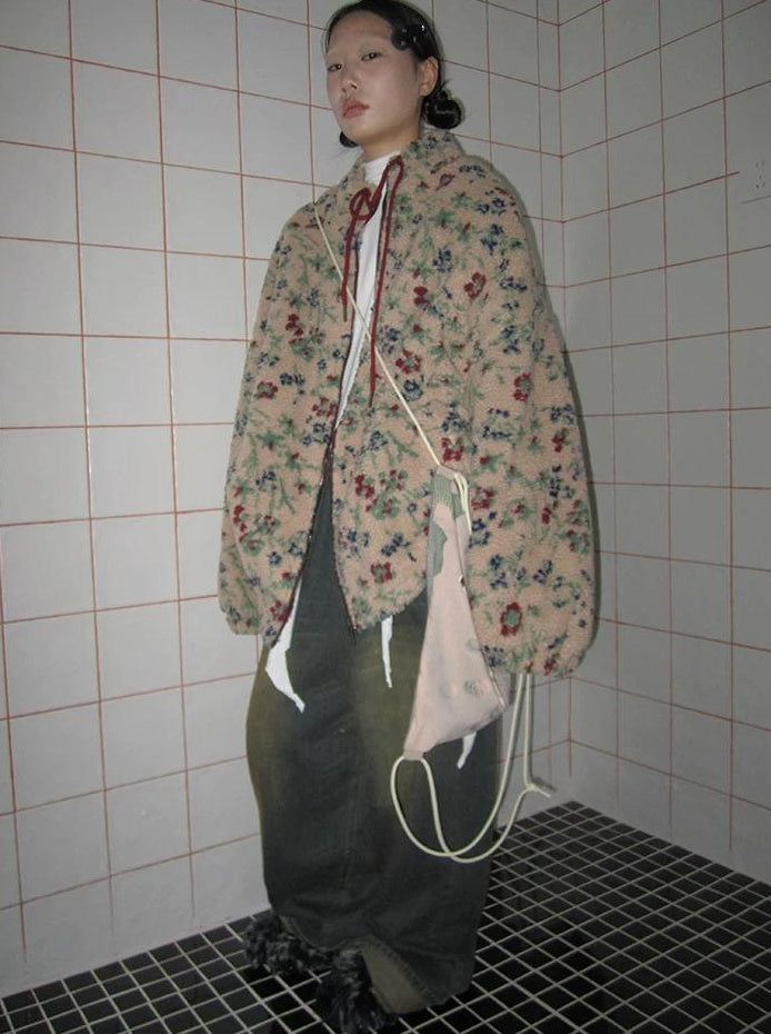 3months | RETRO PLUSH JACKET【ID:TN00050】