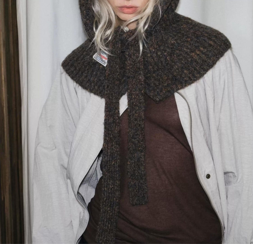 TRIA SELECT | WINTER KNIT BALACLAVA HAT【ID:TN00074】