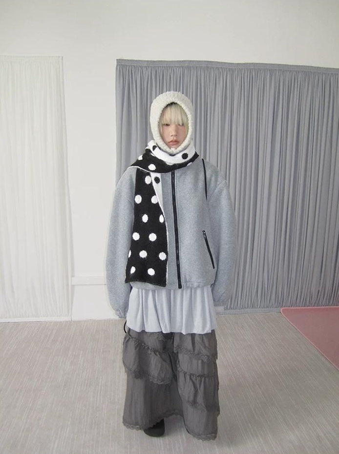 3months | NICHE DRAWSTRING PEPLUM JACKET【ID:TN00066】