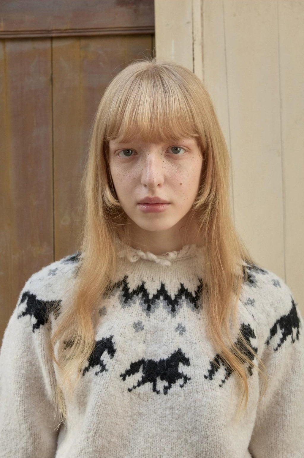 1JINN STUDIO | PLUNGING NECK KNIT SWEATER【ID:TN00068】