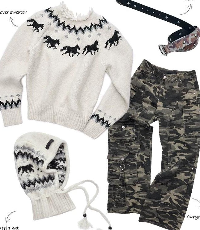 1JINN STUDIO | PLUNGING NECK KNIT SWEATER【ID:TN00068】