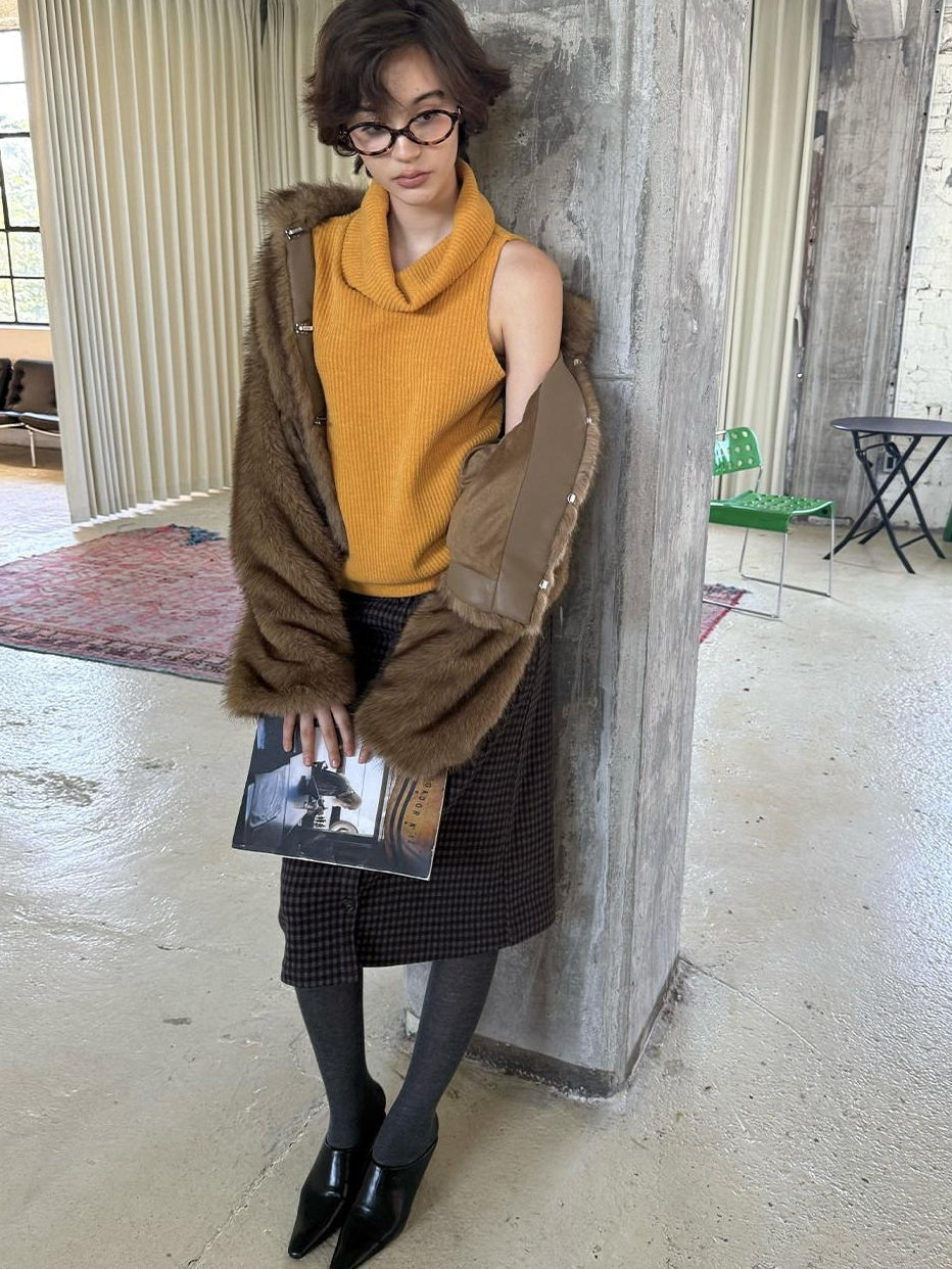 Cozy Thick Short Brown Oversized Street Style Women Polyester Casual Jackets