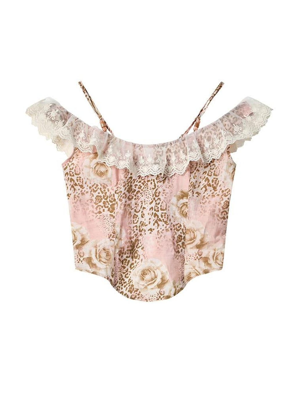 Cropped Floral Slim Fit Streetwear Youth Tank Cami Botanical Print Camisoles