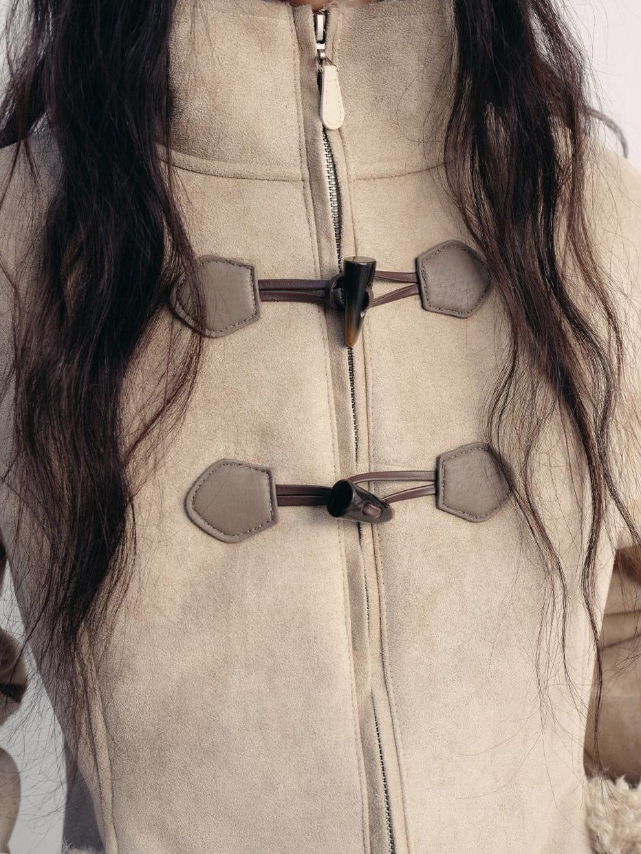 Thick Warm Zip Stand Collar Slim Waist Street Women Polyester Cropped Jackets