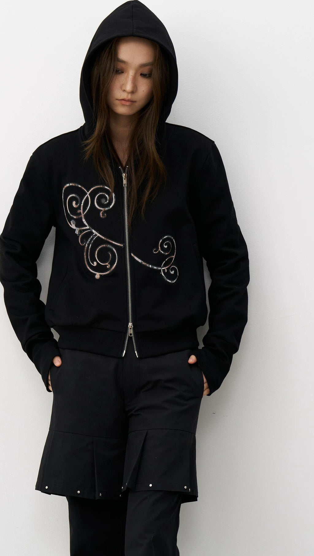 THELIGHT | RETRO HOODED CARDIGAN SWEATER【ID:TN00101】