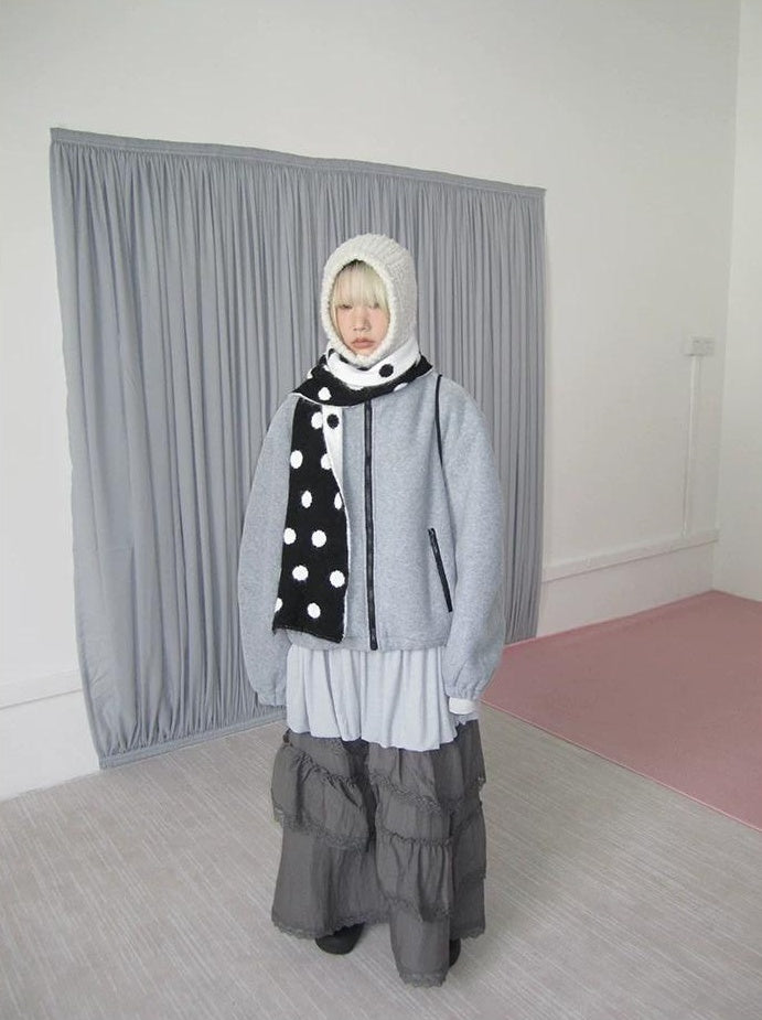 3months | NICHE DRAWSTRING PEPLUM JACKET【ID:TN00066】