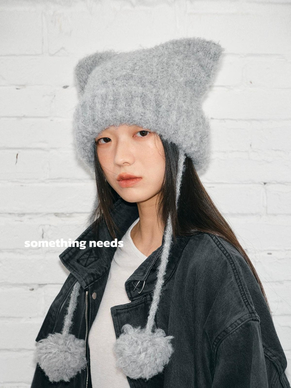 TRIA SELECT | WINTER KITTEN EARS KNIT HAT【ID:TN00084】