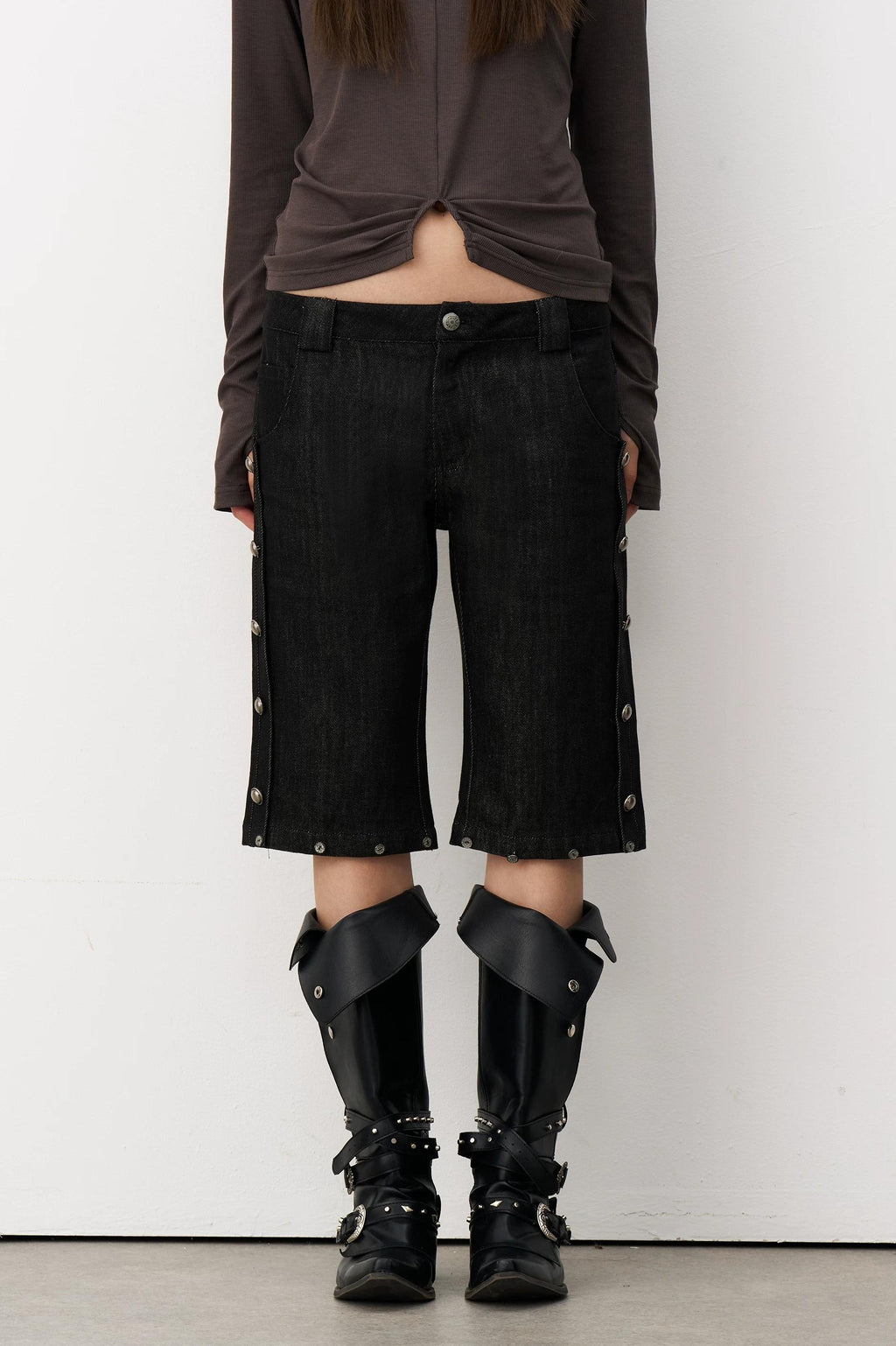 THELIGHT | LYCRA TENCEL PLUSH SHORTS【ID:TN00099】