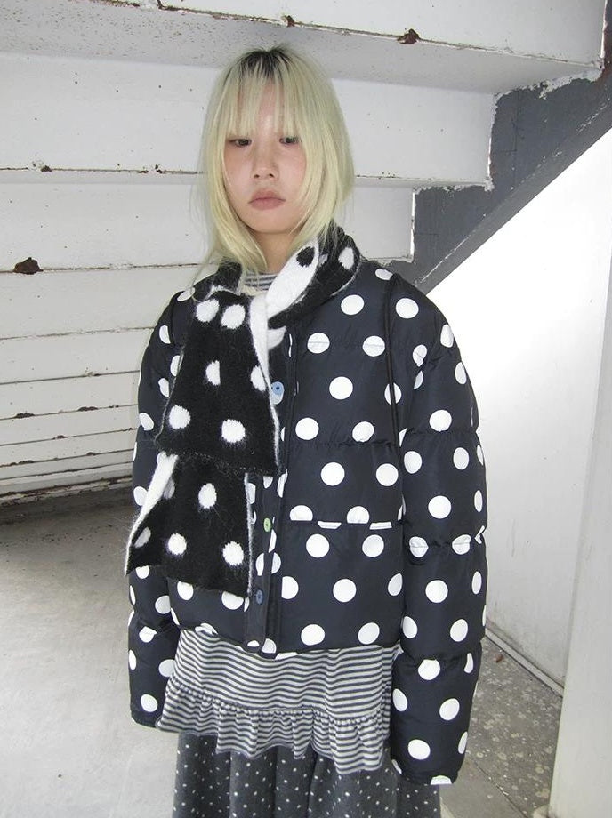 3months |  COLOR COLLISION POLKA DOT JACKET【ID:TN00024】